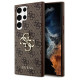 Guess 4G Big Metal Logo Case for Samsung Galaxy S24 Ultra - Brown