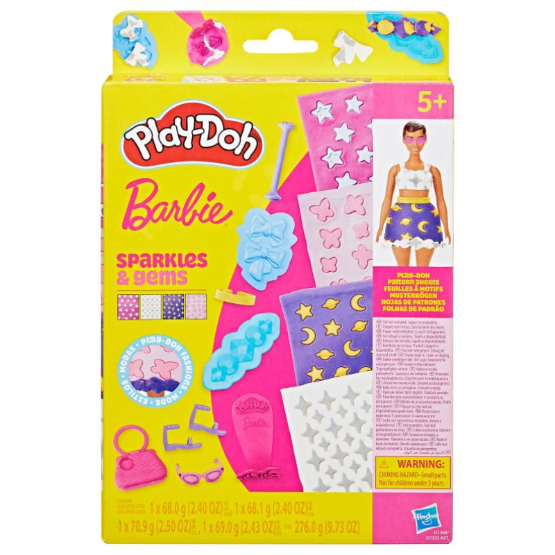 Play-Doh Rotaļu kompkekts Barbie apģērba dizains