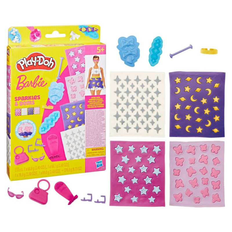 Play-Doh Rotaļu kompkekts Barbie apģērba dizains