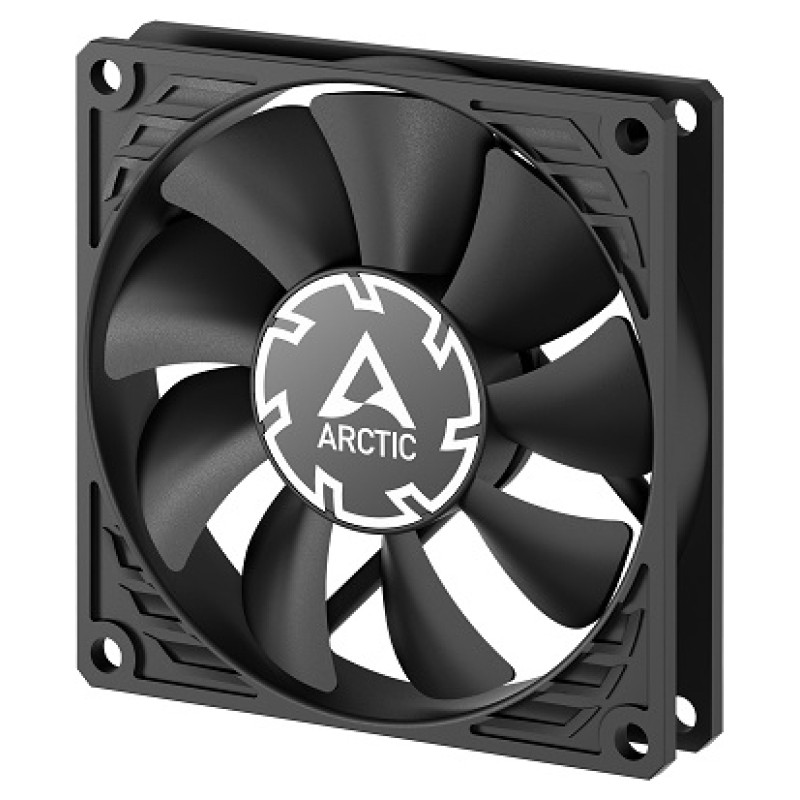 Arctic P8 Slim PWM PST Fan, 4-pin, 80mm, Black