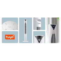 Lovio LVTF202Y24C Tower Fan AirWave PRO White