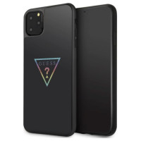 Guess Triangle Glitter iPhone 11 Pro Max Case - Black