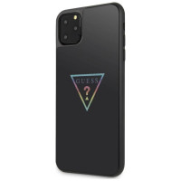 Guess Triangle Glitter iPhone 11 Pro Max Case - Black