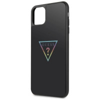Guess Triangle Glitter iPhone 11 Pro Max Case - Black