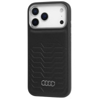 Audi GT Synthetic Leather MagSafe Case for iPhone 17 Pro Max - Black