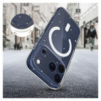 Tech-Protect FlexAir MagSafe Case for iPhone 17 Pro Max - Clear Glitter