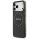 Mercedes AMG Double Layer Transparent Smocked MagSafe Case for iPhone 17 Pro Max - Black