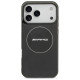 Mercedes AMG Double Layer Transparent Smocked MagSafe Case for iPhone 17 Pro Max - Black
