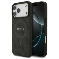 Guess 4G Ring Classic Logo MagSafe case for iPhone 17 Pro Max - black