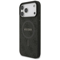 Guess 4G Ring Classic Logo MagSafe case for iPhone 17 Pro Max - black