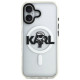 Karl Lagerfeld IML Karl Sketch Logo MagSafe Case for iPhone 17 - Transparent