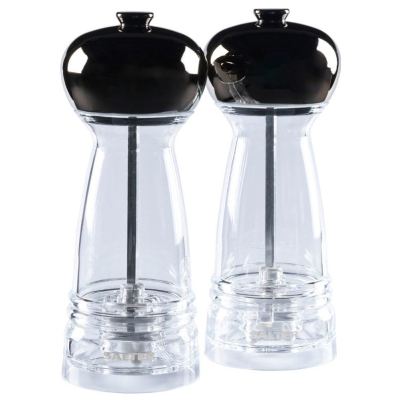 Salter BW12949GEU7 Harper Mill Set Clear/Grey