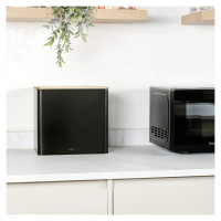 Salter BW129001EU7 Toronto 4-Piece Bread Bin & Canister Set - Black