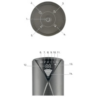 Lovio LVTF202Y24C-TI Tower Fan AirWave PRO Titan