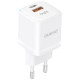 Dudao Wall charger GaN 33W PPS USB C/USB Dudao A13Pro - white