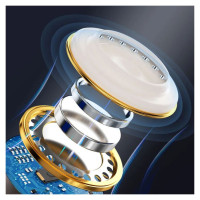 Dudao X1PROT In-Ear Wired USB-C Headphones 1.2m - Black