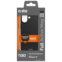 SBS Full Active Mag Case with D3O Technology for iPhone 17 - Black