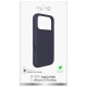 Puro Pure Icon Mag Pro Liquid Silicone Case for iPhone 17 Pro Max, MagSafe Compatible, with Camera Protection and Aluminum Buttons - Dark Blue