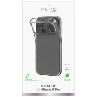 Puro 0.3 Nude Ultra-Slim TPU Case for iPhone 17 Pro - Transparent