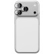 Amazingthing Sapphire Camera Glass for iPhone 17 Pro / Pro Max - with Silver Frame