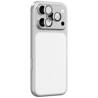 Amazingthing Sapphire Camera Glass for iPhone 17 Pro / Pro Max - with Silver Frame