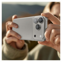 Amazingthing Sapphire Camera Glass for iPhone 17 Pro / Pro Max - with Silver Frame