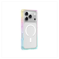 Amazingthing Omni case for iPhone 17 Pro Max compatible with MagSafe - transparent-rainbow
