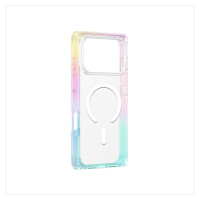Amazingthing Omni case for iPhone 17 Pro Max compatible with MagSafe - transparent-rainbow