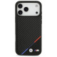 BMW M Carbon Tricolor Line MagSafe Case for iPhone 17 Pro Max - Black