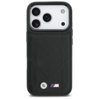 BMW M Quilted Logo MagSafe Case for iPhone 17 Pro - Black