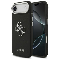 Guess Grained Big 4G Classic Logo case for iPhone 17 Air - black