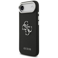 Guess Grained Big 4G Classic Logo case for iPhone 17 Air - black