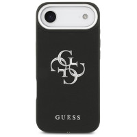 Guess Grained Big 4G Classic Logo case for iPhone 17 Air - black