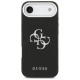 Guess Grained Big 4G Classic Logo case for iPhone 17 Air - black