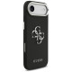 Guess Grained Big 4G Classic Logo case for iPhone 17 Air - black