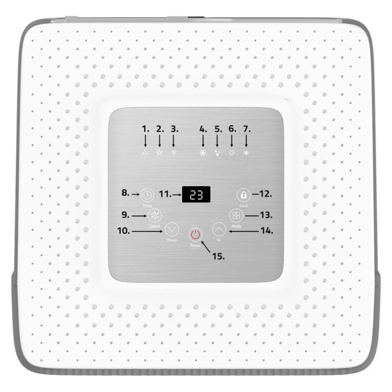 Aiwa AIWA-PAC10Y2 Portable Air Conditioner