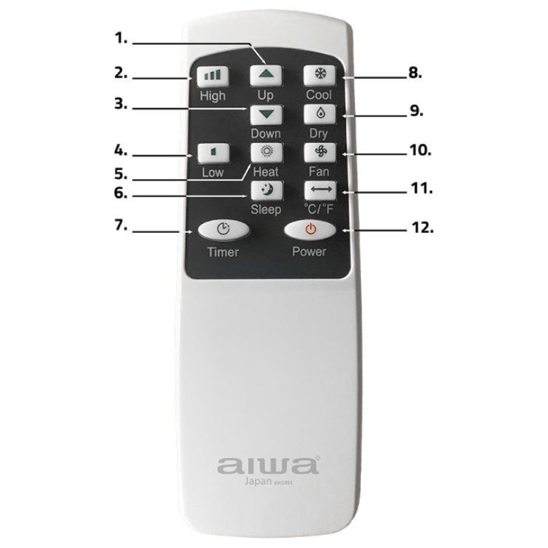 Aiwa AIWA-PAC10Y2 Portable Air Conditioner