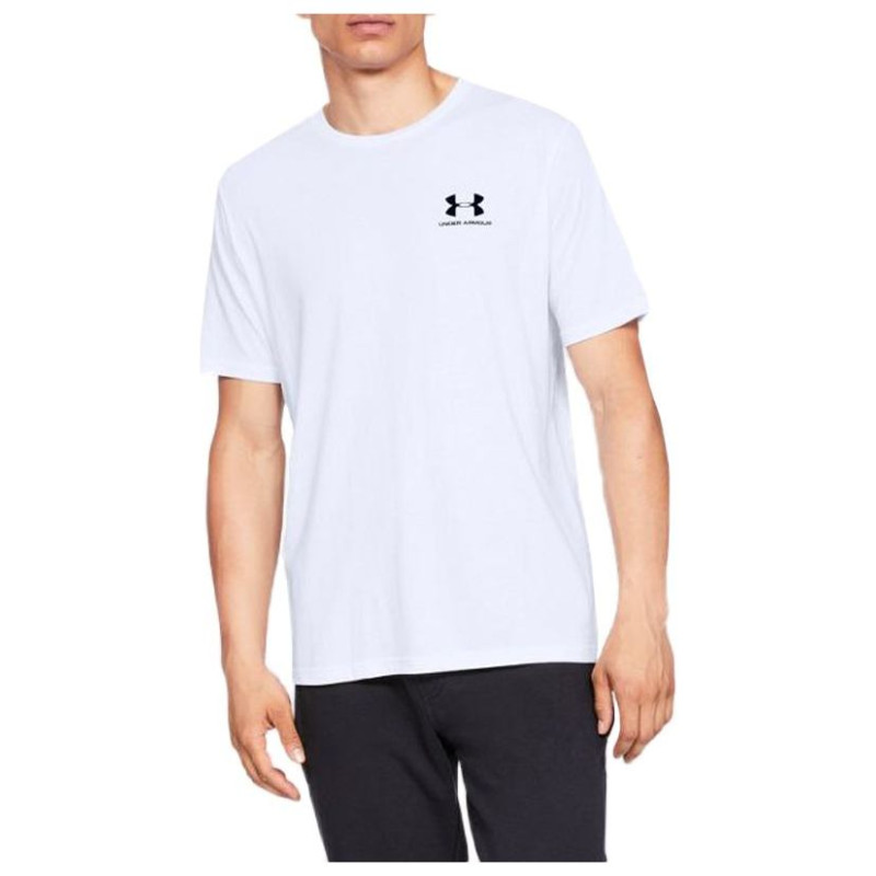 Under Armour T-shirt Under Armor Left Chest Logo M 1326799-100 (L)
