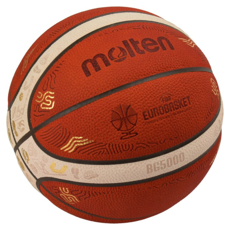 Molten Eurobasket 2025 Official Match Ball B7G5000-E5Z