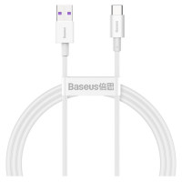Baseus Superior USB Cable - USB Type C 66 W 6A 1 m White (CATYS-02)