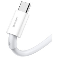 Baseus Superior USB Cable - USB Type C 66 W 6A 1 m White (CATYS-02)