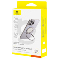 Baseus MagPro II Magnetic Ring with Stand Function - Titanium