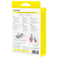 Baseus MagPro II Magnetic Ring with Stand Function - Titanium