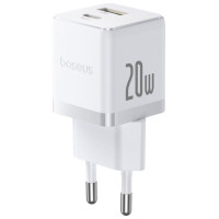 Baseus Palm 20W USB-C USB-A Wall Charger - White