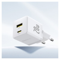 Baseus Palm 20W USB-C USB-A Wall Charger - White
