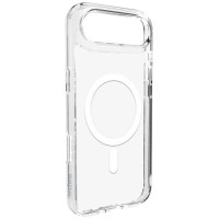 Puro Lite Mag TPU+PC Case Compatible with MagSafe for iPhone 17 Air - Transparent with White Ring