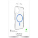 Puro Lite Mag TPU+PC Case Compatible with MagSafe for iPhone 17 - Transparent with Blue Ring