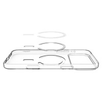 Spigen Liquid Crystal MagSafe Case for iPhone 17 Pro Max - Clear and White