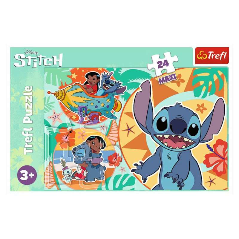 Trefl DISNEY STITCH Maxi puzle, 24 gab.