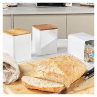 Salter BW12898WEU7 Toronto 3-Piece Canister Set White